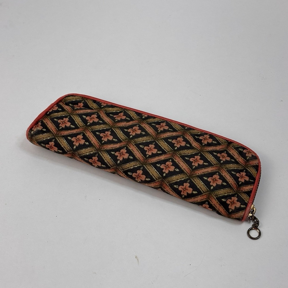 Vintage The Galante Studio Victorian Toiletry Travel Jewelry Organizer Floral